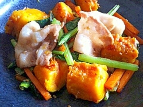 妊婦 食事 レシピ 野菜栄養たっぷり豚バラ炒め